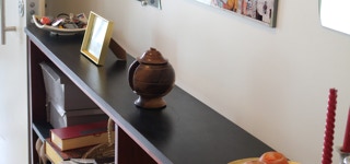 Nathalie Sihomnou Architecture Console Bois Photographe: Albert MEVA